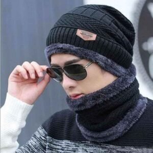 Winter Cap and neck warmer for Men and Women , HIGH QUALITY 2 Pcs Set